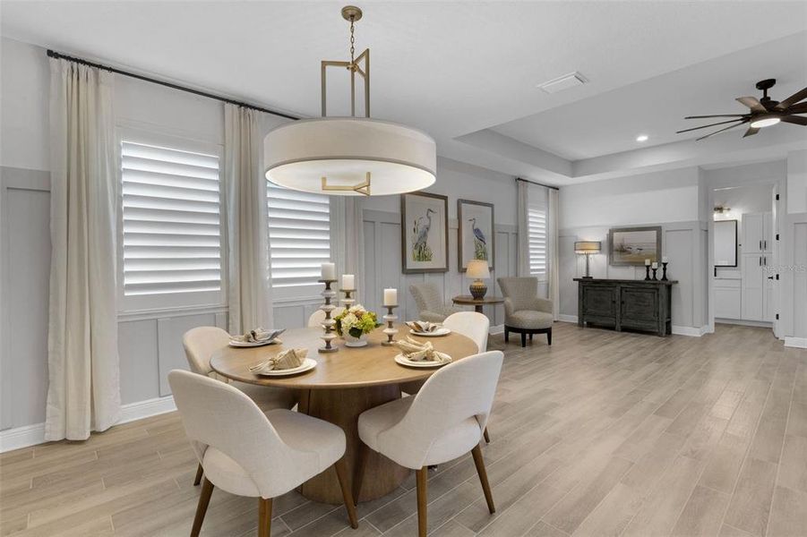 Furnished interior view inside a new home in , Bradenton (Image 42).