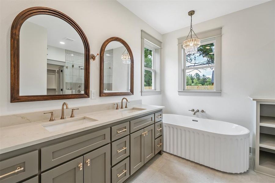 Furnished interior view inside a new home in , Flint (Image 17).
