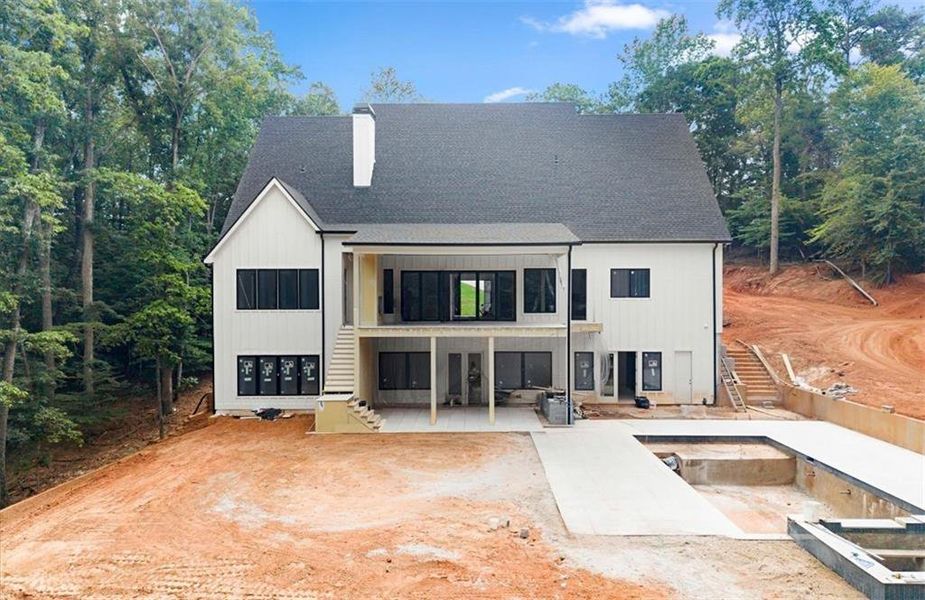 In-progress construction of a new home in , Cumming, GA (Image 34). In-progress construction of a new home in , Cumming, GA (Image 34).