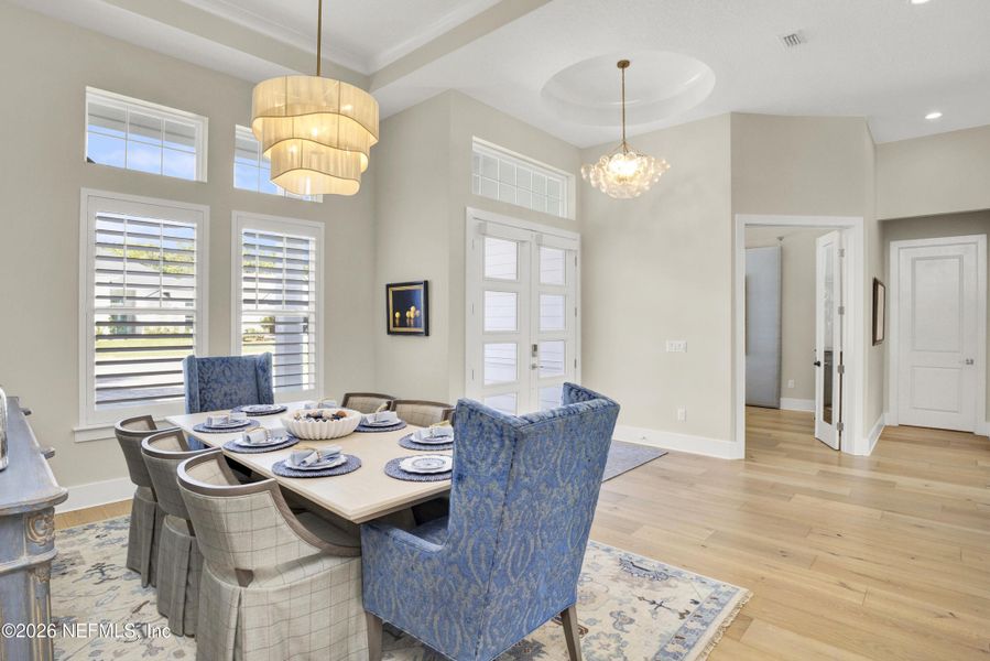 Furnished interior view inside a new home in Nocatee, Ponte Vedra (Image 7). Furnished interior view inside a new home in Nocatee, Ponte Vedra (Image 7).