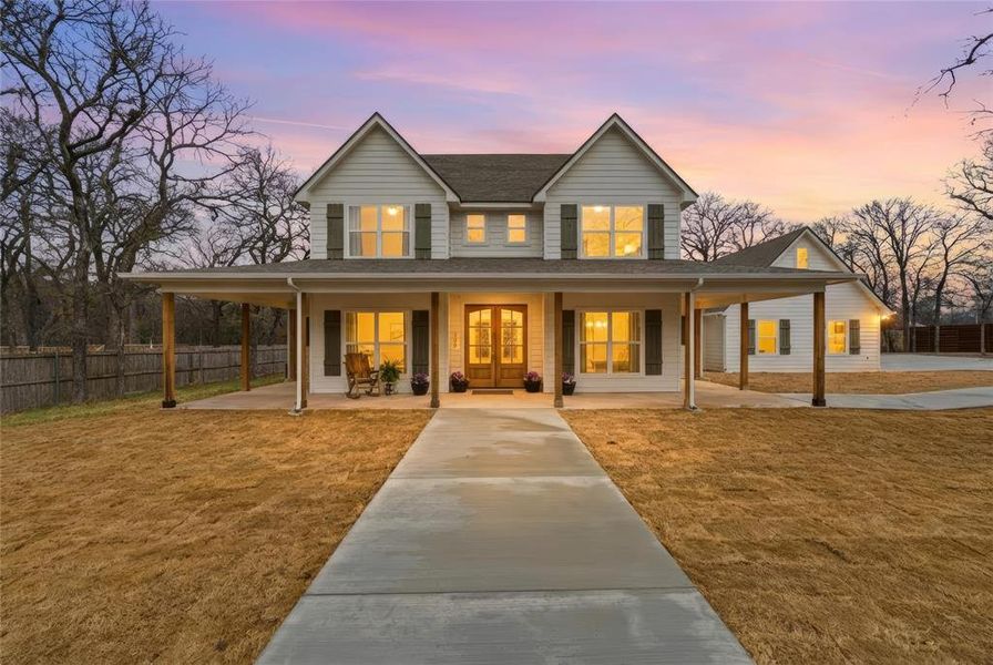Front exterior of a new home in , Waco, TX, highlighting curb appeal (Image 1). Front exterior of a new home in , Waco, TX, highlighting curb appeal (Image 1).