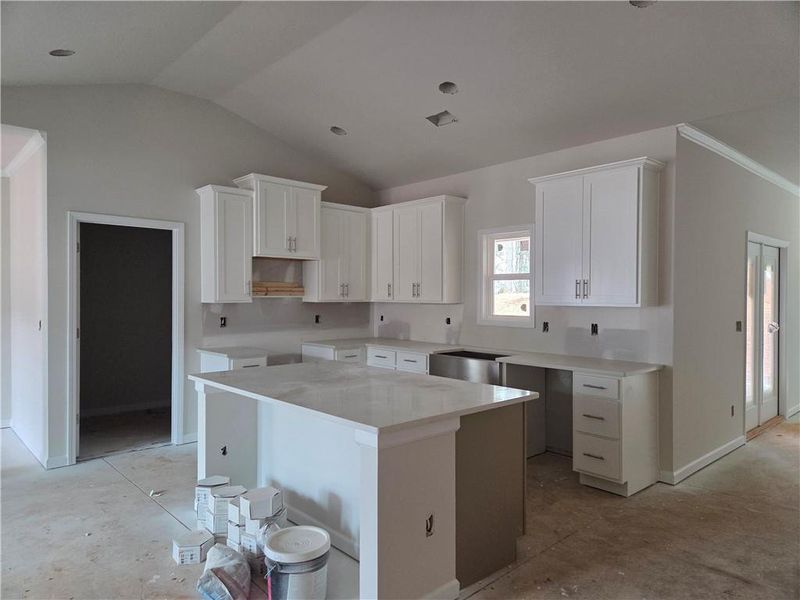 In-progress construction of a new home in , Bethlehem, GA (Image 3).