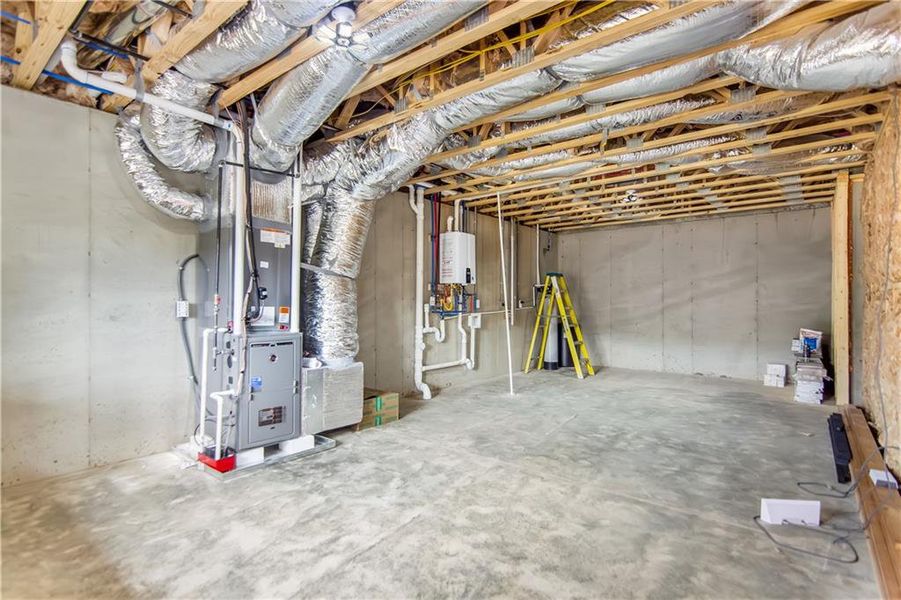 In-progress construction of a new home in , Talking Rock, GA (Image 44).