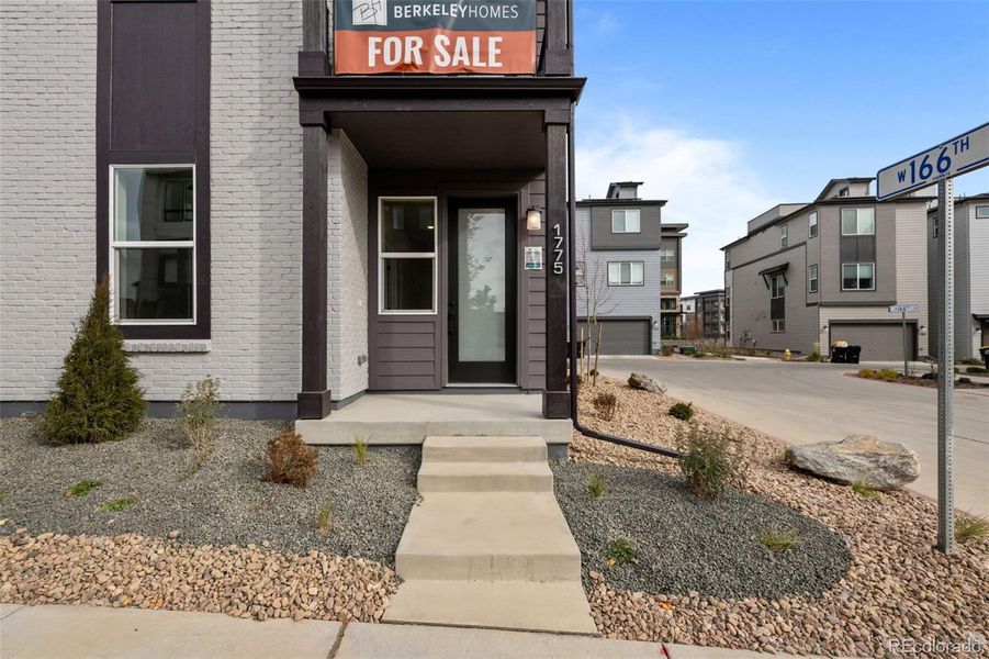 Exterior details and patio area of a home in Baseline, Broomfield (Image 29).