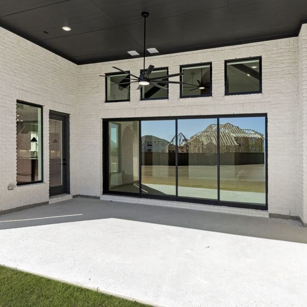 Exterior details and patio area of a home in Mustang Lakes, Celina (Image 36). Exterior details and patio area of a home in Mustang Lakes, Celina (Image 36).