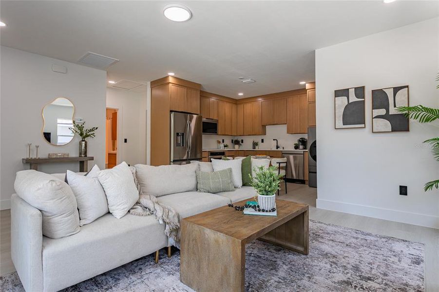Furnished interior view inside a new home in , St. Petersburg (Image 5).