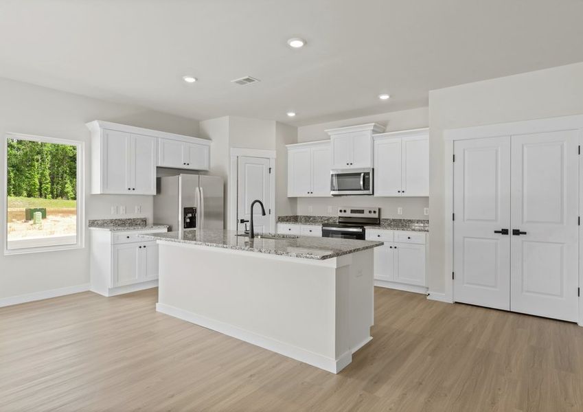 Each kitchen comes with brand-new appliances