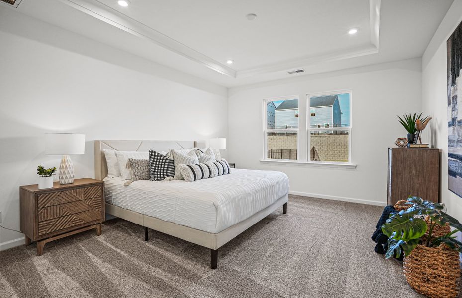 Furnished interior view inside a new home in Parkside Crossing, Charlotte (Image 9).