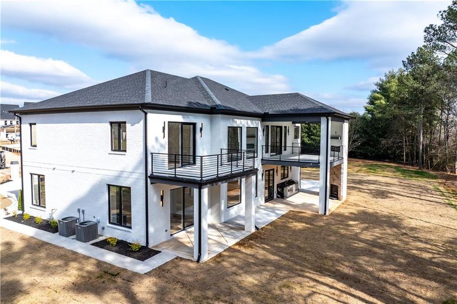 Exterior details and patio area of a home in , Buford (Image 36).