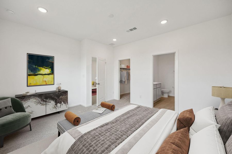 Furnished interior view inside a new home in Montgomery Bend, Montgomery (Image 6).