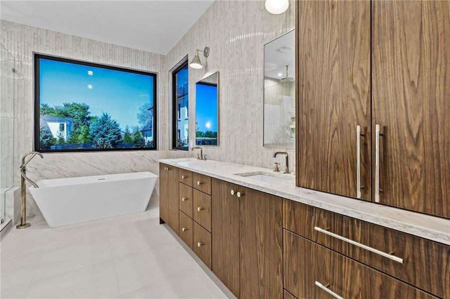 Furnished interior view inside a new home in , Sugar Hill (Image 42). Furnished interior view inside a new home in , Sugar Hill (Image 42).