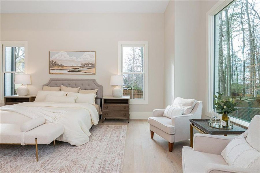 Furnished interior view inside a new home in , Alpharetta (Image 14).