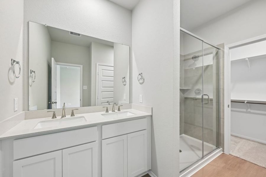 Furnished interior view inside a new home in Azalea, Pattison (Image 11).