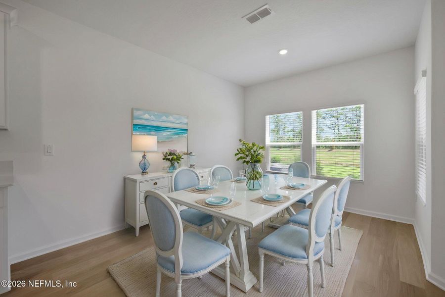 Furnished interior view inside a new home in Cordova Palms, St. Augustine (Image 14). Furnished interior view inside a new home in Cordova Palms, St. Augustine (Image 14).
