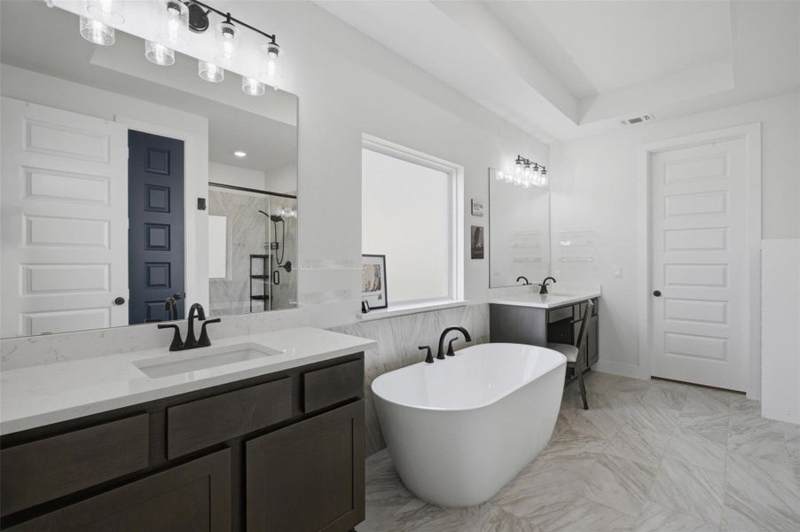 Furnished interior view inside a new home in Nolina, Georgetown (Image 13).