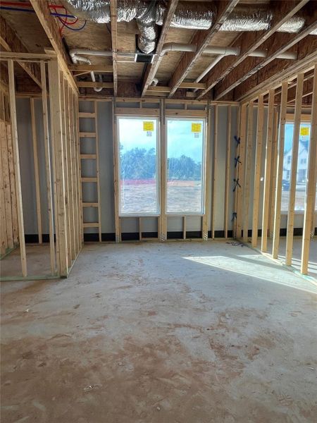 In-progress construction of a new home in Brook Bend at Clopton Farms, Montgomery, TX (Image 23).