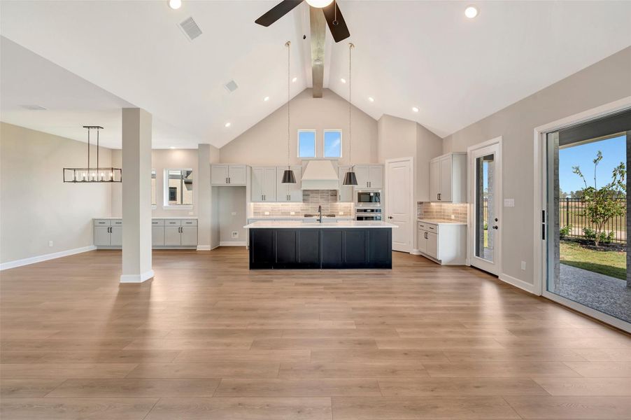 Furnished interior view inside a new home in ARTAVIA - Parkview Collection, Conroe (Image 10).