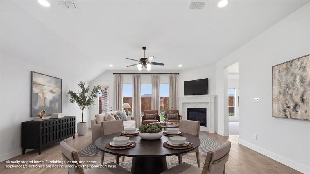 Furnished interior view inside a new home in M3 Ranch, Mansfield (Image 7).