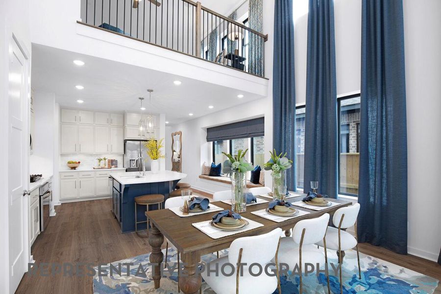 Furnished interior view inside a new home in Santa Rita Ranch, Liberty Hill (Image 28).