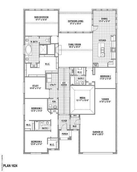 Plan 1624 1st Floor