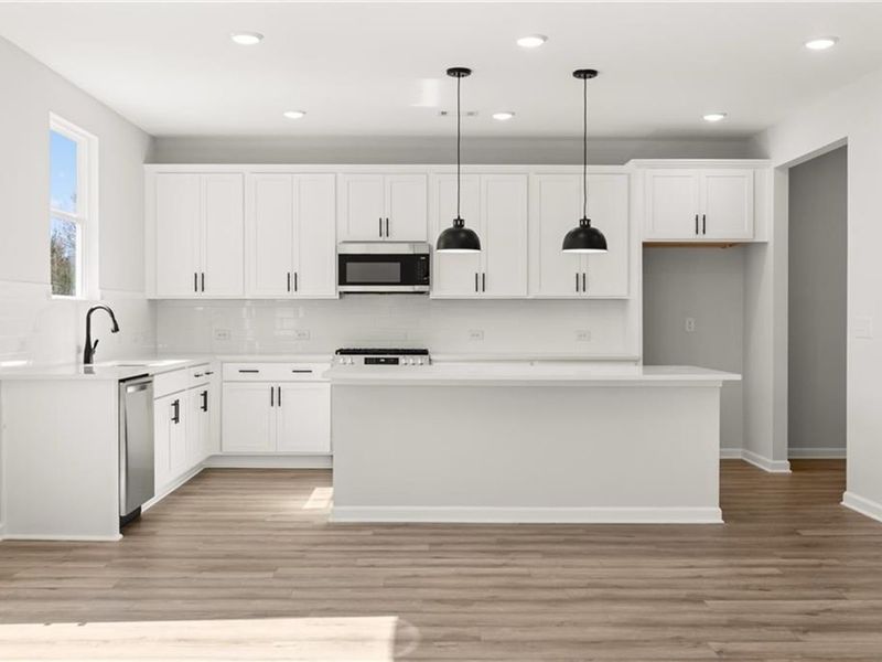 Furnished interior view inside a new home in Cedar Farms, Winder (Image 4).