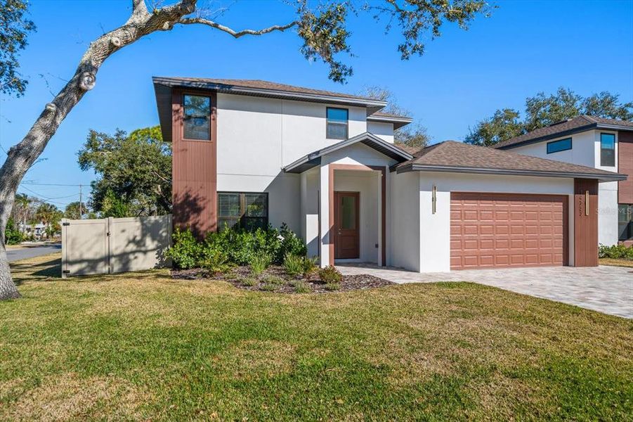Front exterior of a new home in , Largo, FL, highlighting curb appeal (Image 26).