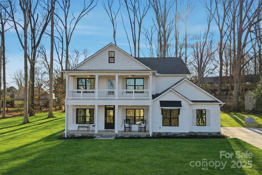 Front exterior of a new home in , Mooresville, NC, highlighting curb appeal (Image 28).