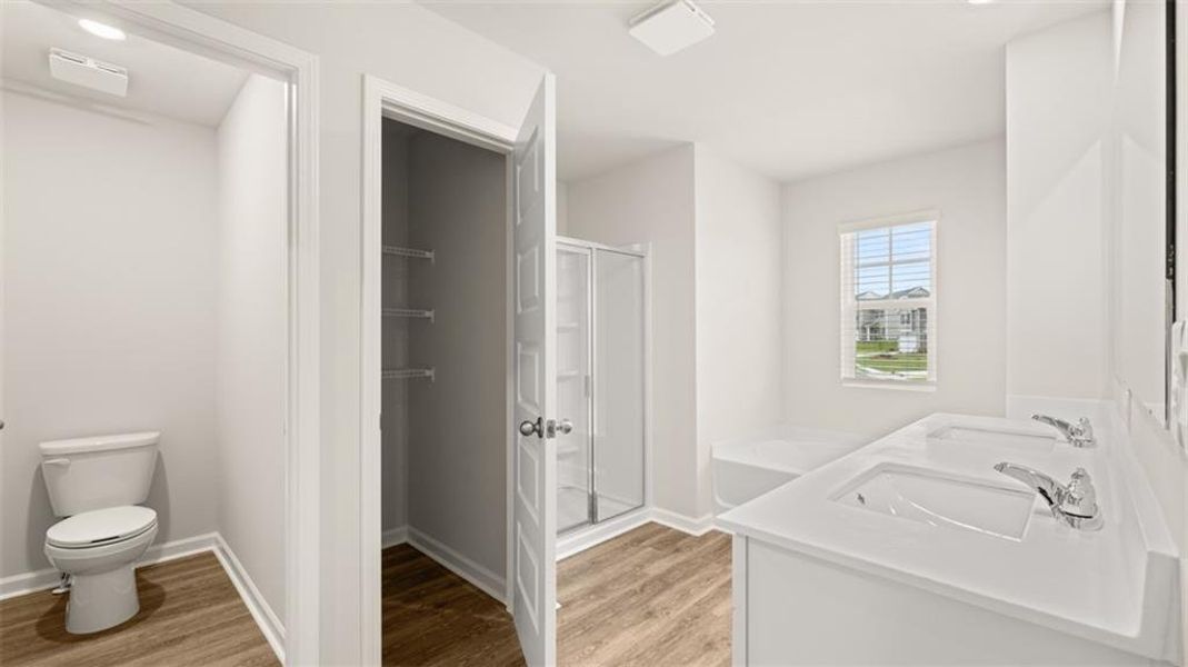 Furnished interior view inside a new home in Cedar Ridge - Locust Grove Station, Locust Grove (Image 3).