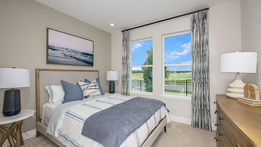 Representative furnished interior of a home built from the Longboat by Taylor Morrison in Ardisia Park, New Smyrna Beach (Image 12).