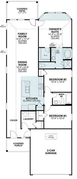 2D floor plan layout of this home in Sorella, Tomball, TX (Image 4). 2D floor plan layout of this home in Sorella, Tomball, TX (Image 4).