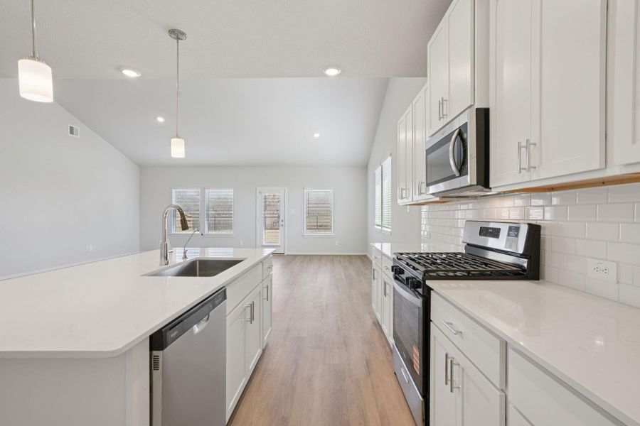 Photo is not of the actual home, but is an inspirational photo of builder’s model home and may depict options, furnishings, and/or decorator features that are not included