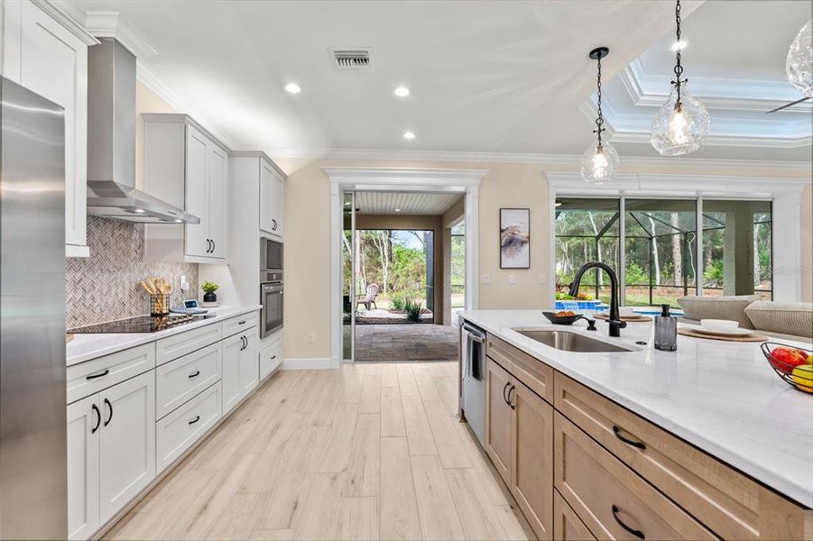 Furnished interior view inside a new home in , Beverly Hills (Image 6).