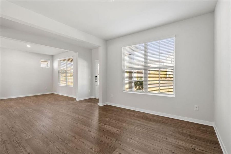 Spacious, unfurnished interior of a new home in Parkview Estates, South Fulton (Image 17). Spacious, unfurnished interior of a new home in Parkview Estates, South Fulton (Image 17).