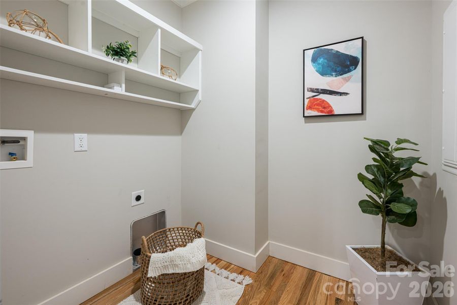 Laundry room on main level