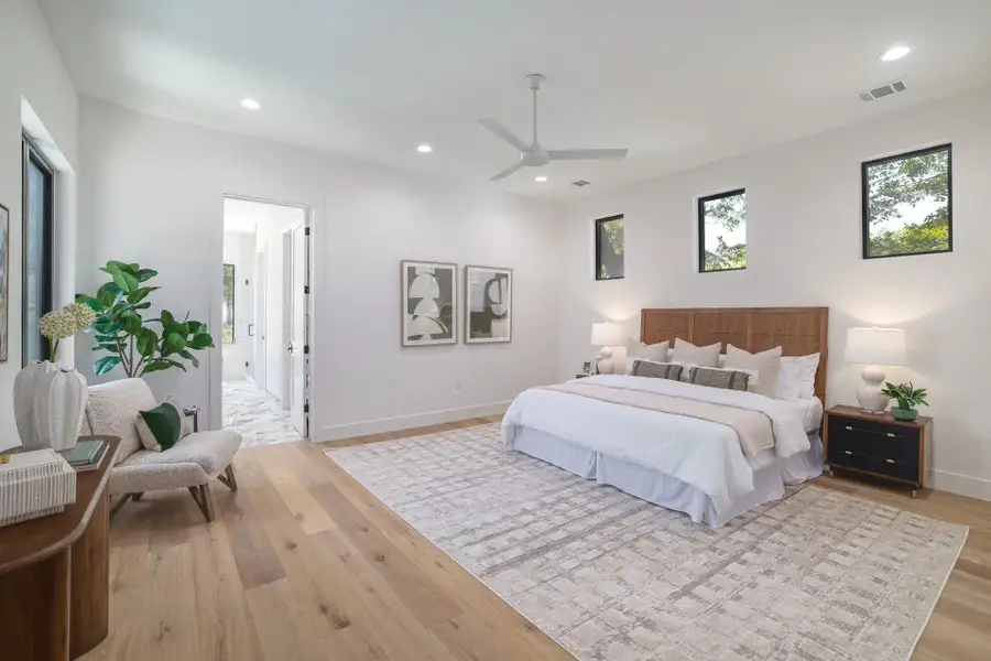 Furnished interior view inside a new home in , Austin (Image 13). Furnished interior view inside a new home in , Austin (Image 13).