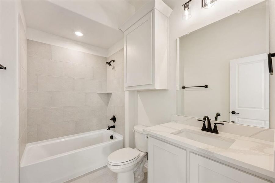 Furnished interior view inside a new home in Meadow Vista 60-65, Anna (Image 13). Furnished interior view inside a new home in Meadow Vista 60-65, Anna (Image 13).