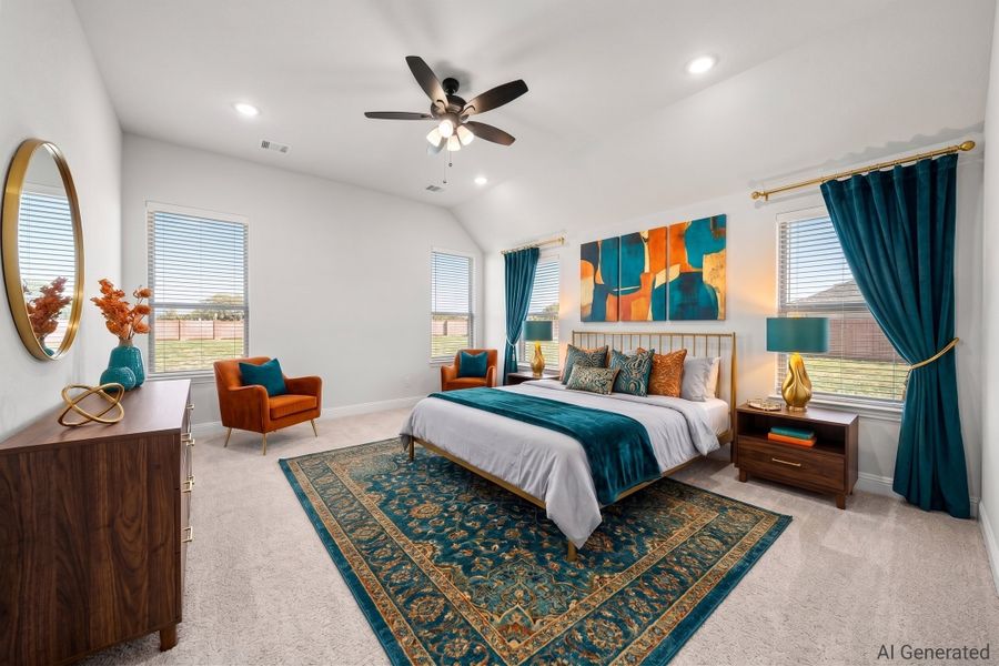 Furnished interior view inside a new home in Levante, Waxahachie (Image 12). Furnished interior view inside a new home in Levante, Waxahachie (Image 12).