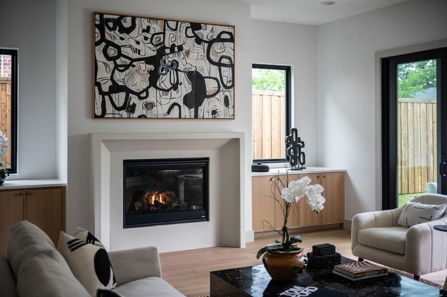 Furnished interior view inside a new home in , Dallas (Image 28).