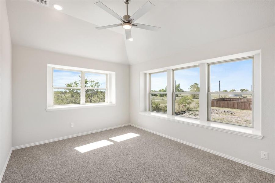 Spacious, unfurnished interior of a new home in Stone River Glen 50s, Royse City (Image 18). Spacious, unfurnished interior of a new home in Stone River Glen 50s, Royse City (Image 18).