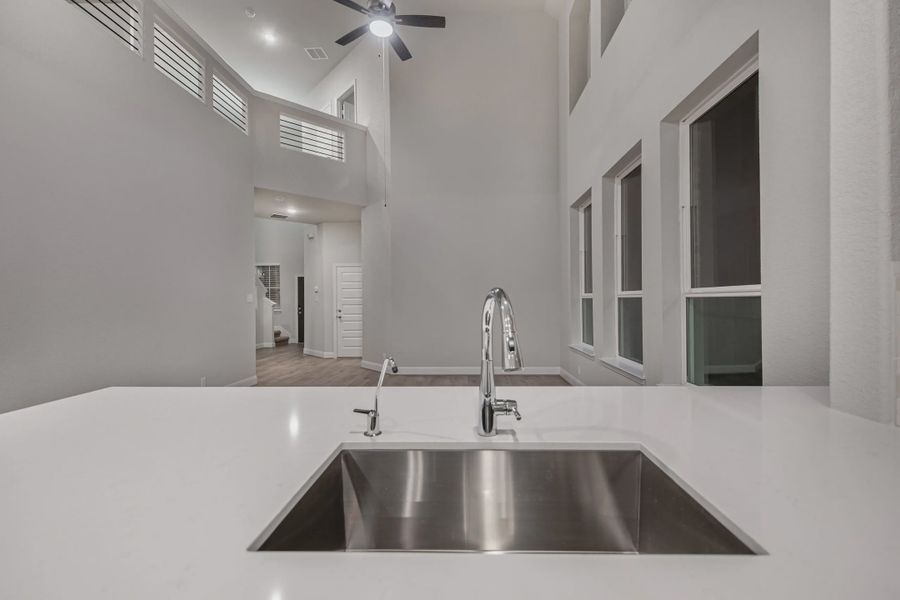 Representative interior finishes for a home built from the Powell by Chesmar Homes in Stillwater Ranch, Buda (Image 11).