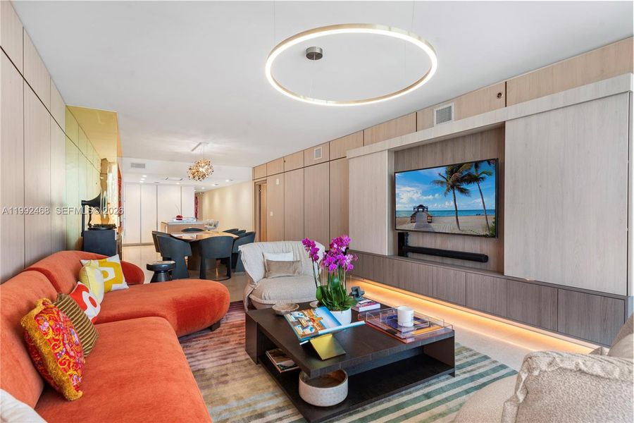 Furnished interior view inside a new home in , Bay Harbor Islands (Image 26).