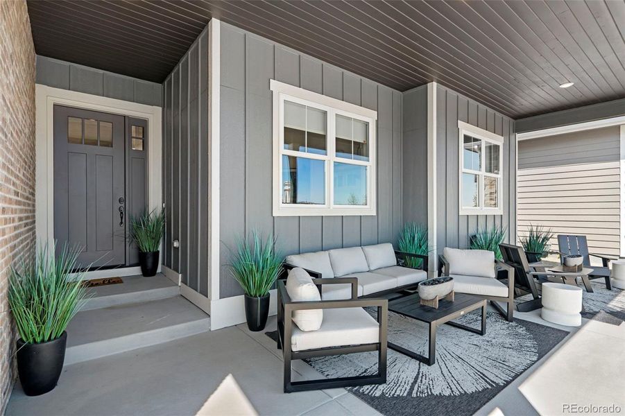 Large Covered Front Porch