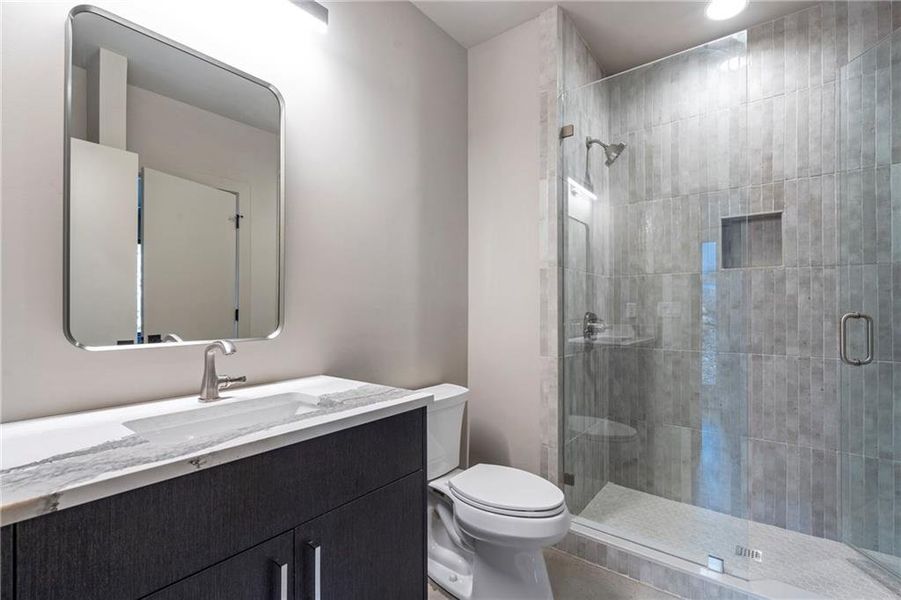 Furnished interior view inside a new home in Aster, Roswell (Image 16). Furnished interior view inside a new home in Aster, Roswell (Image 16).