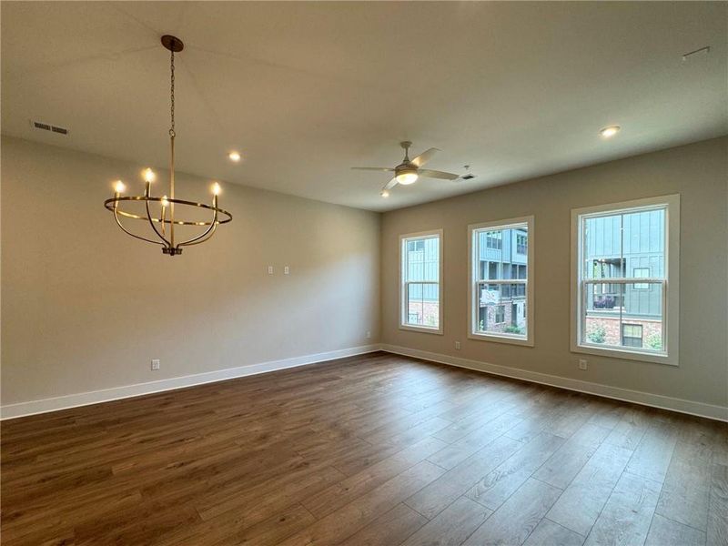 Spacious, unfurnished interior of a new home in , Alpharetta (Image 23). Spacious, unfurnished interior of a new home in , Alpharetta (Image 23).