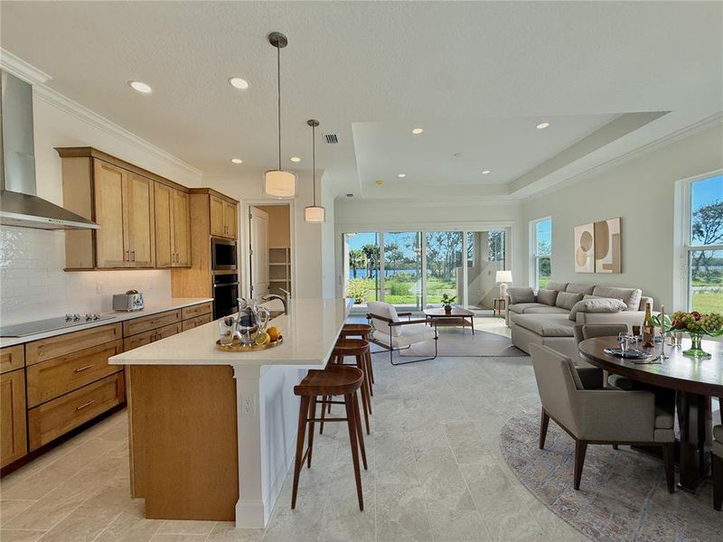Furnished interior view inside a new home in Veranda Bay, Flagler Beach (Image 3).