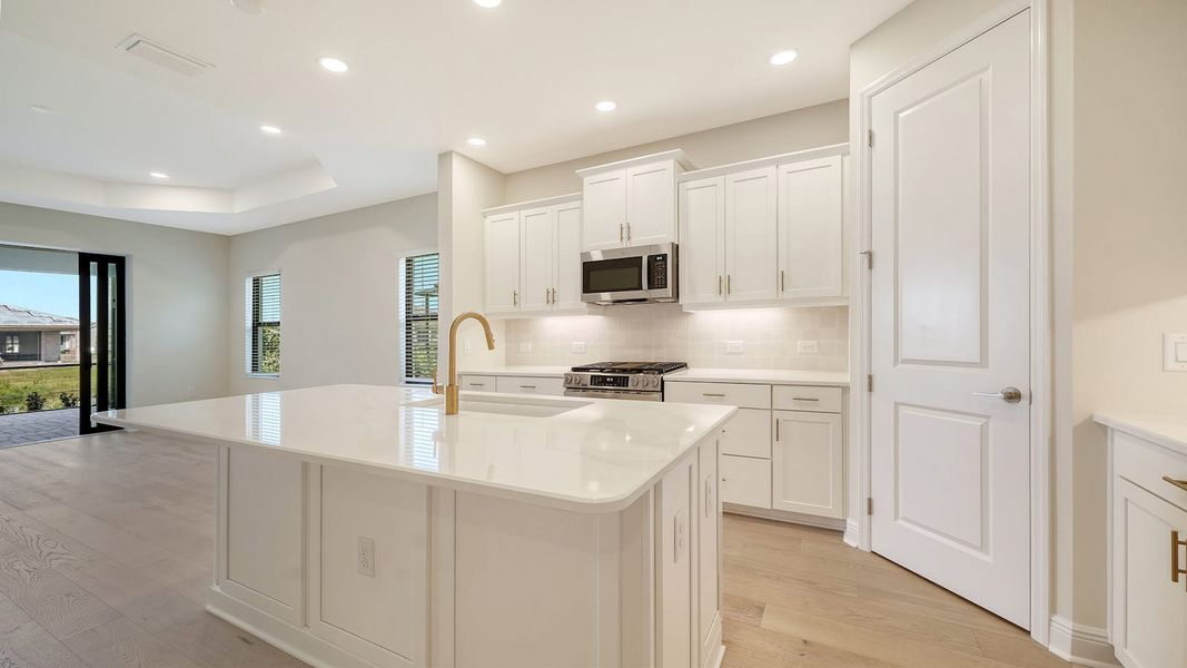 Furnished interior view inside a new home in Vistera of Venice Real Estate and Homes for Sale in Venice, FL - Neal Communities, Nokomis (Image 6).