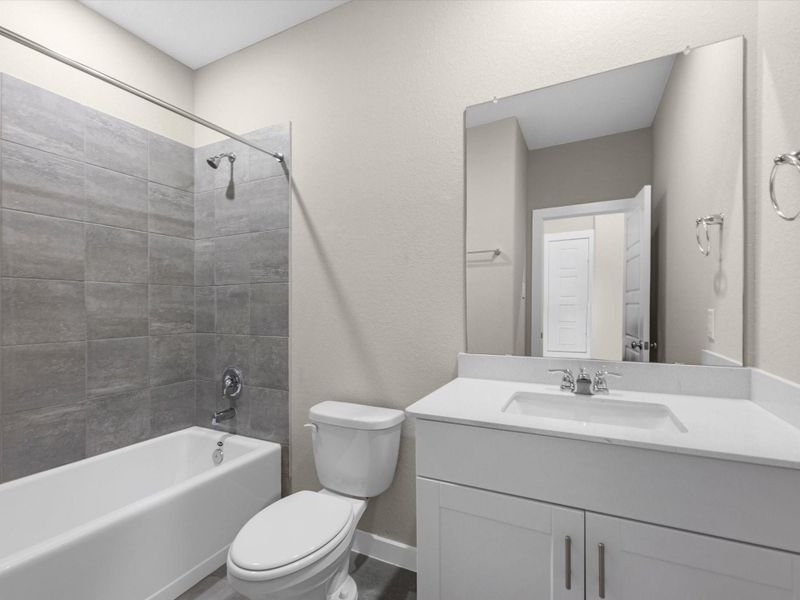 Furnished interior view inside a new home in Montgomery Oaks - Premier, Conroe (Image 10).