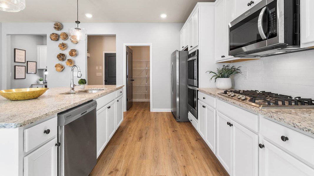 Furnished interior view inside a new home in Camp Creek Village, Atlanta (Image 18).