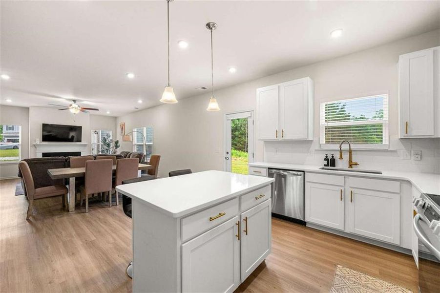 Furnished interior view inside a new home in , Dallas (Image 11).