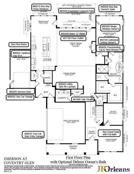 2D floor plan layout of this home in Coventry Glen, Huntersville, NC (Image 3).
